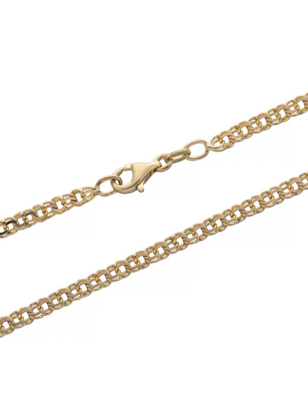 Złoty łańcuszek o splocie Garibaldi 8k 45cm