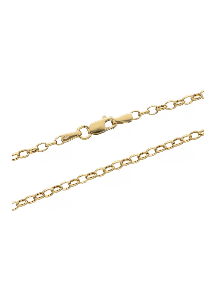 Złoty łańcuszek ankier 8k 50cm