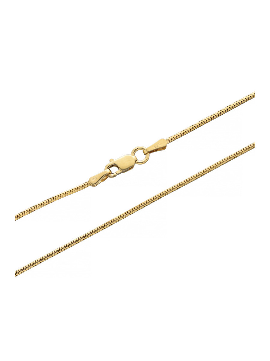 Złoty łańcuszek żyłka 8k 50cm