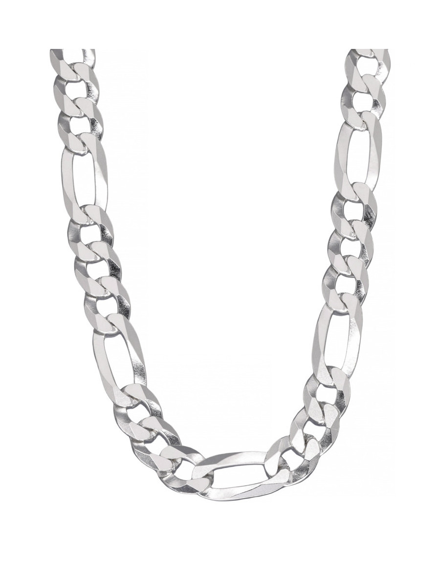 Srebrny łańcuch Figaro 50cm