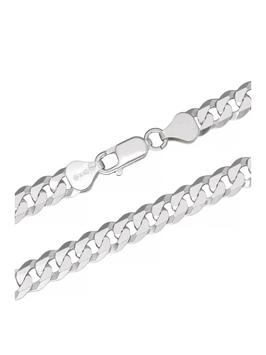 Srebrny łańcuch Pancerka 50 cm