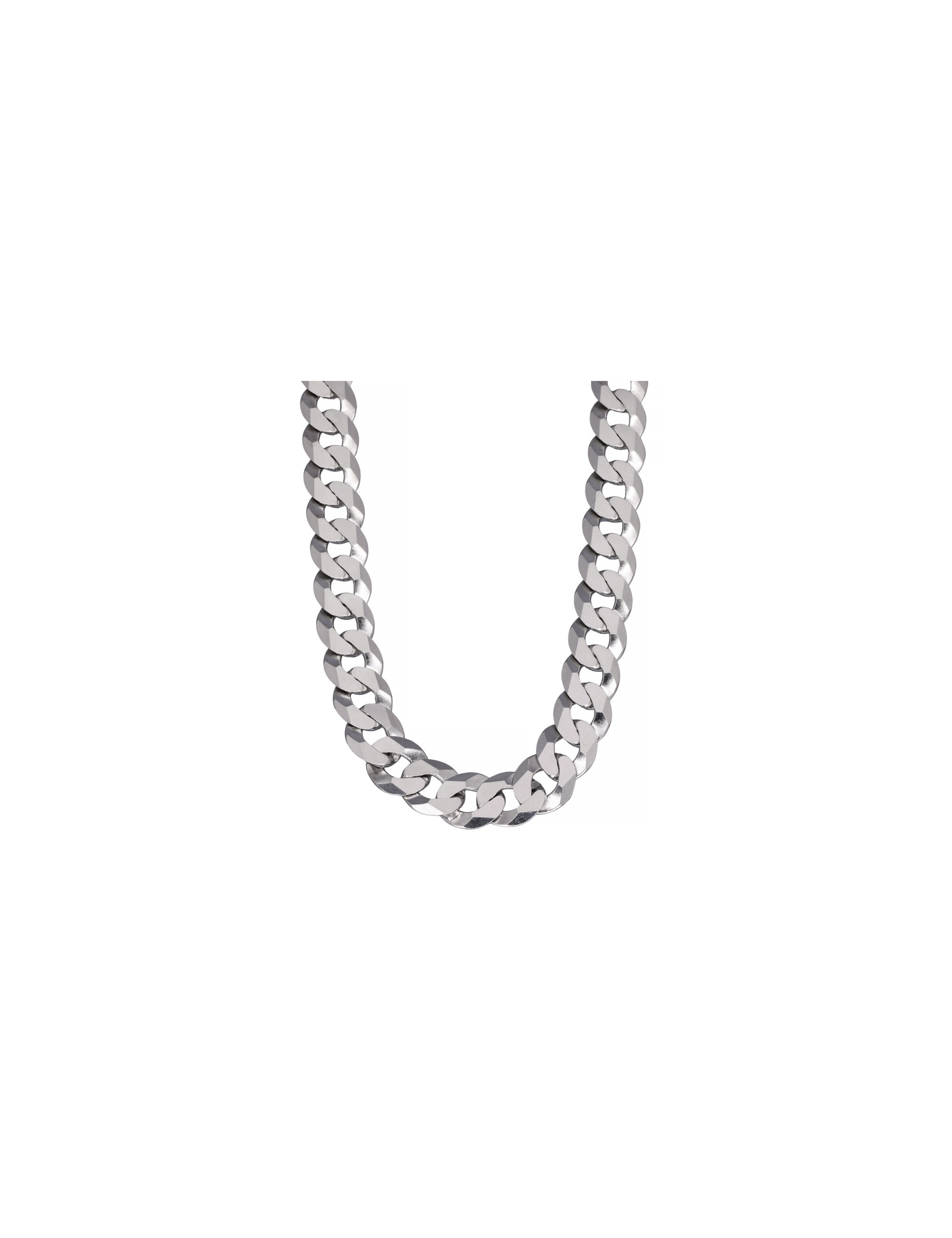 Srebrny łańcuch pancerka 50cm