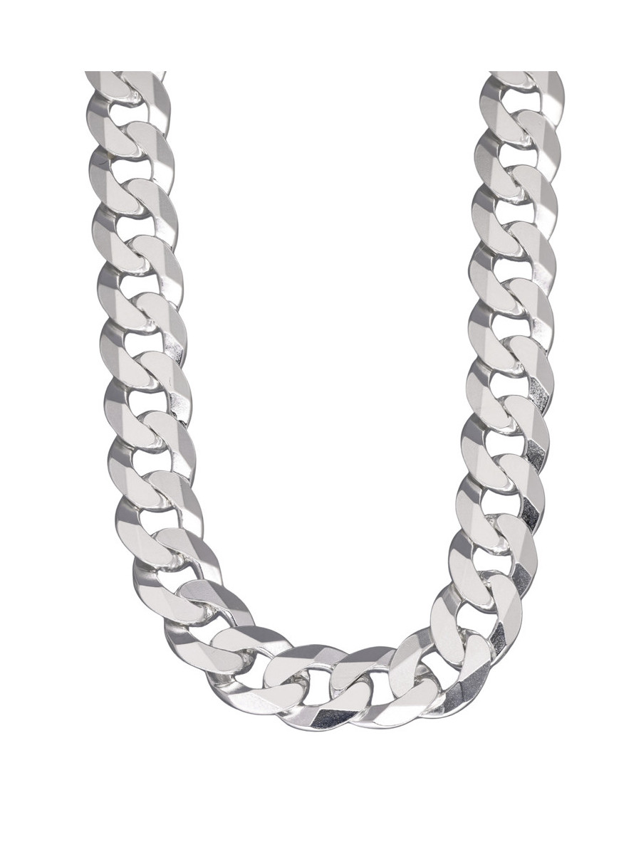 Srebrny łańcuch Pancerka 50cm