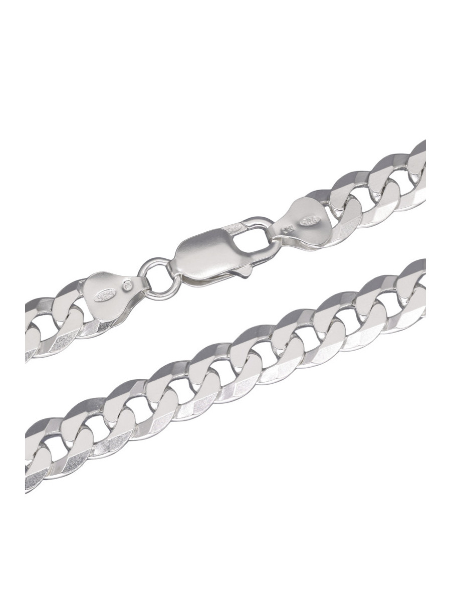 Srebrny łańcuch Pancerka 50cm