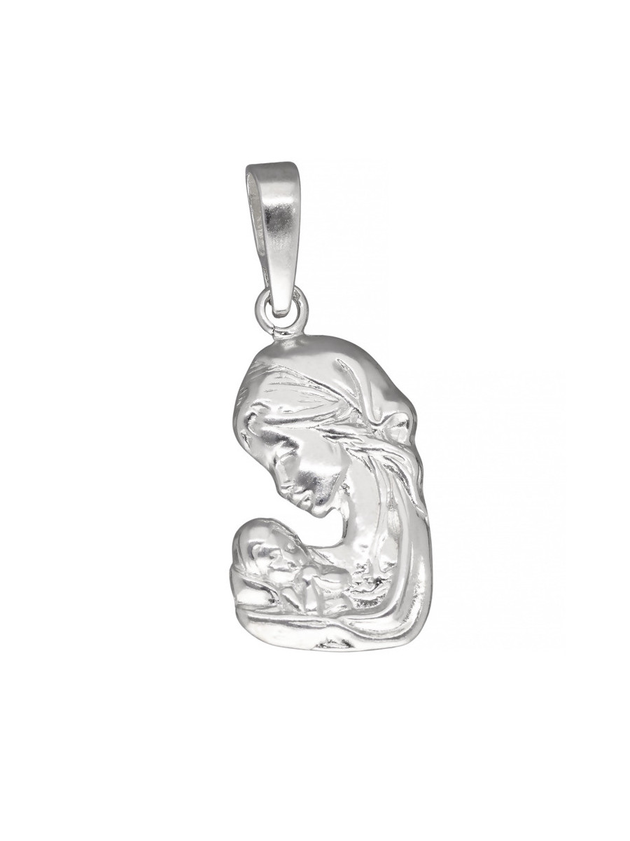 Srebrny medalik z MB