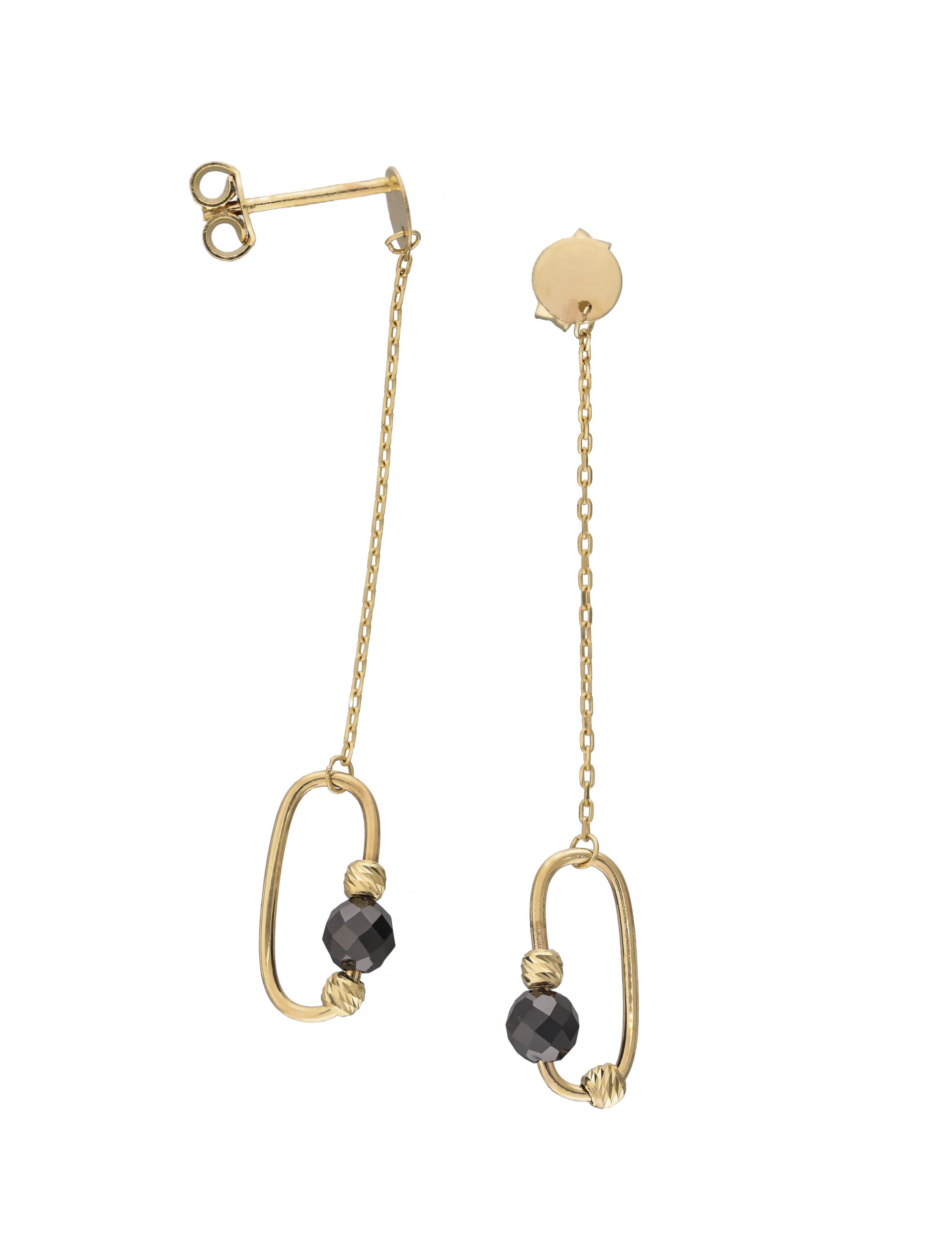 Złote wiszące kolczyki – delikatny dodatek w eleganckim stylu | Sprawdź ofertę JubilerDukat.pl