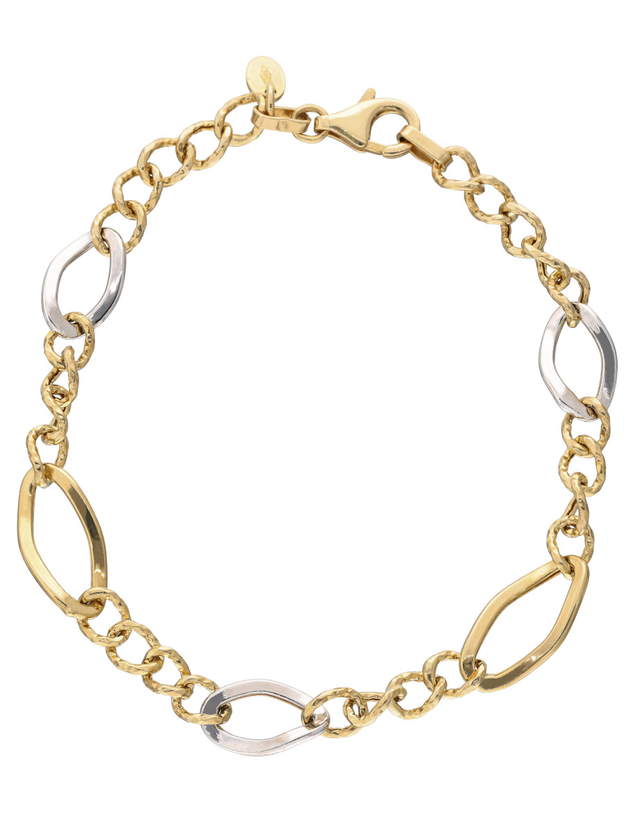Dwukolorowa bransoletka ze złota – elegancki dodatek dla...