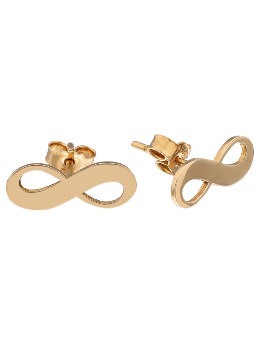 Złote kolczyki nieskończoność – symbol elegancji i...