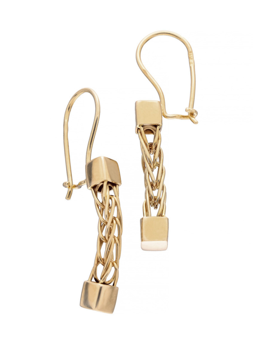 Złote kolczyki – nowoczesna elegancja i artystyczny styl...